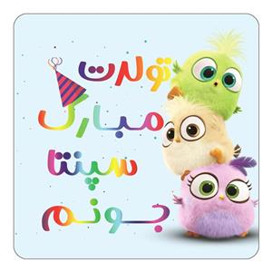 مگنت کاکتی طرح تولد سپنتا مدل پرندگان خشمگین Angry Birds کد mg59188