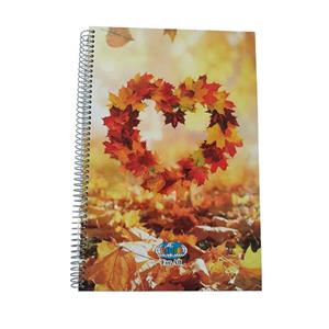 دفتر مشق 100 برگ طرح پاییز