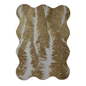 پادری مدل دالبر طرح کلاسیک کد 8843 سایز 80x110 سانتی متر