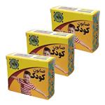 صابون کودک گیاهستان حکیم مدل روغن زیتون وزن 45 گرم بسته 3 عددی