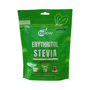 شیرین‌کننده کتو اریتریتول و استویا مخصوص نوشیدنی بیلو - 210 گرم