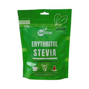 شیرین‌کننده کتو اریتریتول و استویا مخصوص نوشیدنی بیلو - 210 گرم