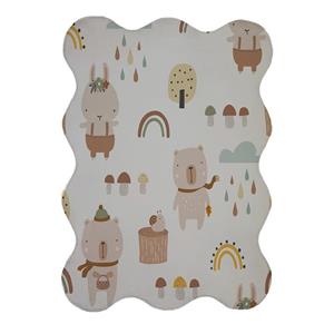 پادری مدل دالبر طرح خرس کد 9398 سایز 80x110 سانتی متر