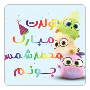 مگنت کاکتی طرح تولد محمد شمس مدل پرندگان خشمگین Angry Birds کد mg61165