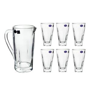 سرویس پارچ و لیوان 7 پارچه مدل گلکسی کد 3469