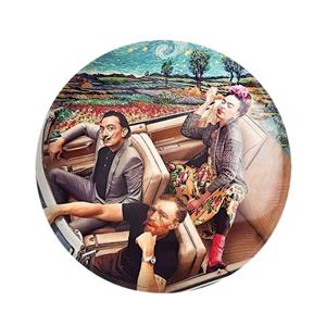 پیکسل خندالو مدل ونگوگ و دالی و فریدا کد 23371