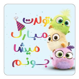 مگنت کاکتی طرح تولد میشا مدل پرندگان خشمگین Angry Birds کد mg61976