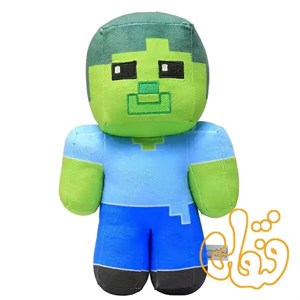 عروسک یانیک مدل ماینکرافت زامبی ارتفاع 43 سانتیمتر