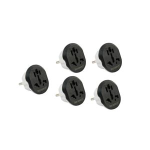 مبدل برق 3 به 2 پاناتک مدل PLUG ADAPTER بسته 5 عدی