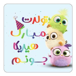 مگنت کاکتی طرح تولد هیدیکا مدل پرندگان خشمگین Angry Birds کد mg62781