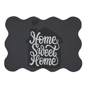 پادری مدل دالبر طرح HOME SWEET HOME کد 8233 سایز 80x110 سانتی متر