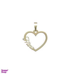 آویز گردنبند طلا 18 عیار زنانه مدوپد مدل اسم هانا hana کد PB1-10546 -