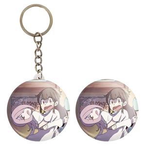 پیکسل خندالو مدل جانسون و اکو انیمه جادوگران کوچک Little Witch Academia کد 22879 به همراه جاکلیدی