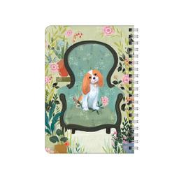 دفترچه یادداشت بامبیلیپ مدل سگ خوشحال و مبل در بین گلها کد 9179711