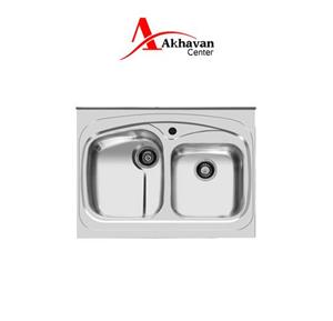 سینک ظرفشویی اخوان مدل 143 روکار (سایز60*80) Akhavan model 143 Sink