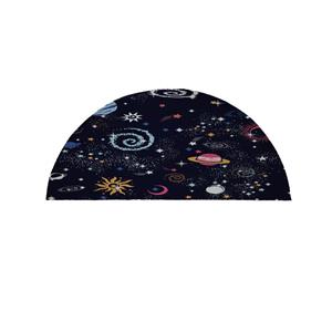 پادری مدل نیم دایره طرح  کهکشان کد 8884 سایز 90×45 سانتی متر