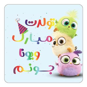 مگنت کاکتی طرح تولد ویونا مدل پرندگان خشمگین Angry Birds کد mg63007 