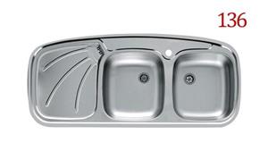 سینک ظرفشویی اخوان مدل 136 توکار  Akhavan model 136 Sink