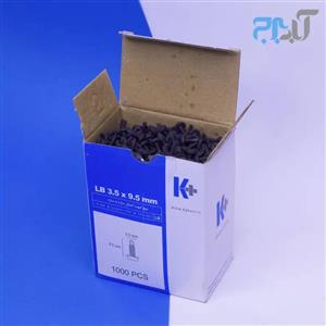 پیچ سازه کی پلاس مدل سرمته LB 3.5×9.5 mm بسته 1000 عددی