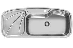 سینک ظرفشویی اخوان مدل 130 توکار (سایز50*116) Akhavan model Sink 