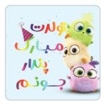 مگنت کاکتی طرح تولد پندار مدل پرندگان خشمگین Angry Birds کد mg63233