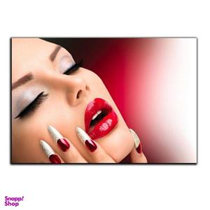 تابلو شاسی بکلیت طرح سالن زیبایی و رژلب قرمز مدل SH-6835
