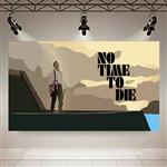 تابلو بوم طرح مینیمال جیمز باند مدل فیلم No Time To Die کد AR30754