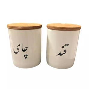 بانکه مدل سرامیکی طرح قند و چای