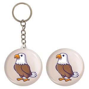 پیکسل خندالو مدل حیوانات بامزه عقاب کد 29700 به همراه جاکلیدی