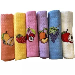 دستمال آشپزخانه ربکا هوم کالکشن مدل fruit1 مجموعه 6 عددی