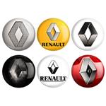 مگنت خندالو طرح رنو Renault کد 1453A مجموعه 6 عددی