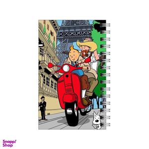 دفترچه یادداشت مدل to do list طرح تن تن و ونگوگ درپاریس کد 1818465