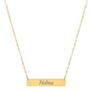 گردنبند طلا 18 عیار زنانه لیردا مدل هلما 