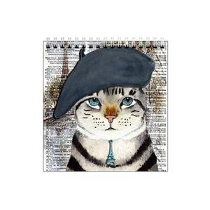 دفتر طراحی طرح گربه پیکاسو  کد 0908047