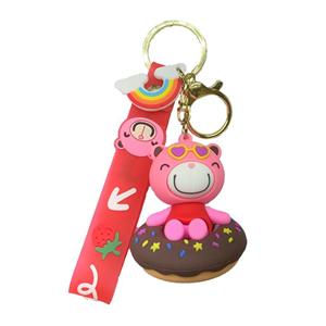 جاکلیدی مدل سیلیکونی طرح خرس دوناتی اورجینال