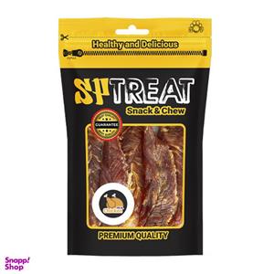 تشویقی سگ اس پی مدل Chicken Jerky D01 وزن 110 گرم