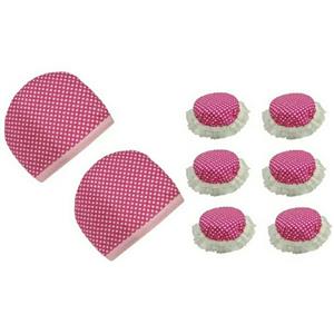 دستگیره اجاق گاز مدل خالدار فانتزی کد 007 بسته 8 عددی