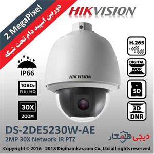 دوربین مداربسته تحت شبکه 2 مگاپیکسل سقفی ضدآب هایک ویژن مدل Hikvison DS-2DE5230W-AE 