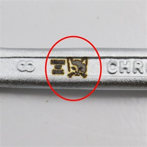آچار یکسر تخت و یکسر رینگی مدل پرشین کت کد YPA-08MM سایز 8 میلیمتر
