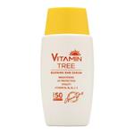 سرم ضد آفتاب بدون رنگ گریس دی SPF 50 مدل VITAMIN TREE ‌مناسب برای انواع پوست حجم 50 میلی‌لیتر