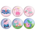 پیکسل خندالو مدل انیمیشن پپاپیگ Peppa pig کد 1340B مجموعه 6 عددی