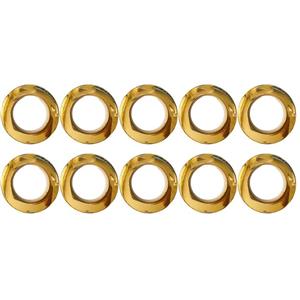 حلقه پرده مدل براق پانچ رینگ دار ABS بسته 10 عددی