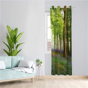 پرده مدل طبیعت مخمل پانچی کد 1089 سایز 140x200 سانتی متر