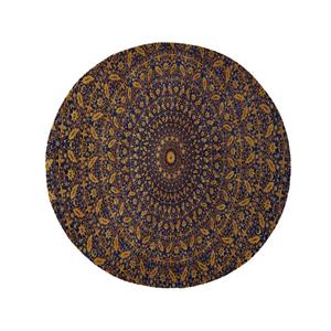 پادری مدل دایره طرح کلاسیک کد 5666 سایز 90 × 90 سانتی متر