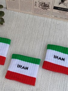 مچ بند ورزشی مدل هواداری فوتبال تیم ملی ایران NK-6170 مجموعه دو عددی