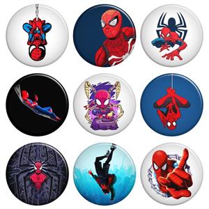 پیکسل گالری باجو طرح مرد عنکبوتی اسپایدر من کد spider man 23 مجموعه 9 عددی