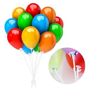 پایه بادکنک مدل نی ساده بسته 25 عددی