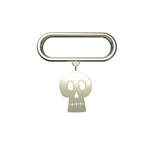 آویز ساعت طلا 18 عیار زنانه مدوپد مدل جمجمه کد SK1-1303