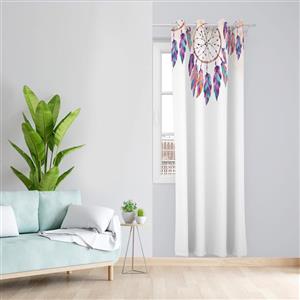 پرده مدل دریم کچر مخمل پانچی کد 1052 سایز 140x200 سانتی متر