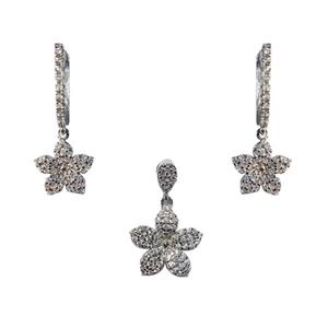 نیم ست نقره زنانه جی تی ای مدل جی نایس -